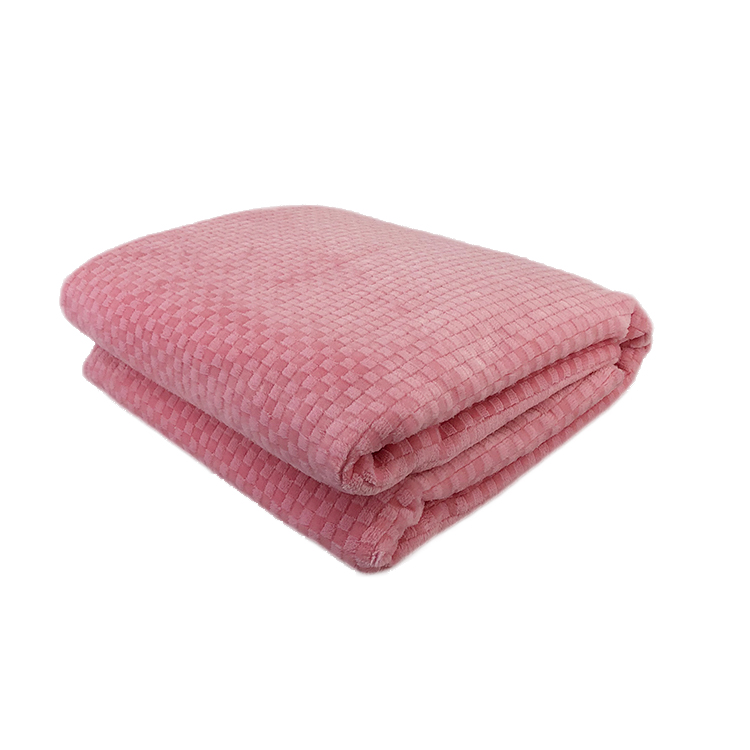 Fabric Jacquard Mahjong Check Embossed 100% Polyester Knitted Checked Flannel Fleece Fabric Woven Printed 30-45 Days 120D/192F