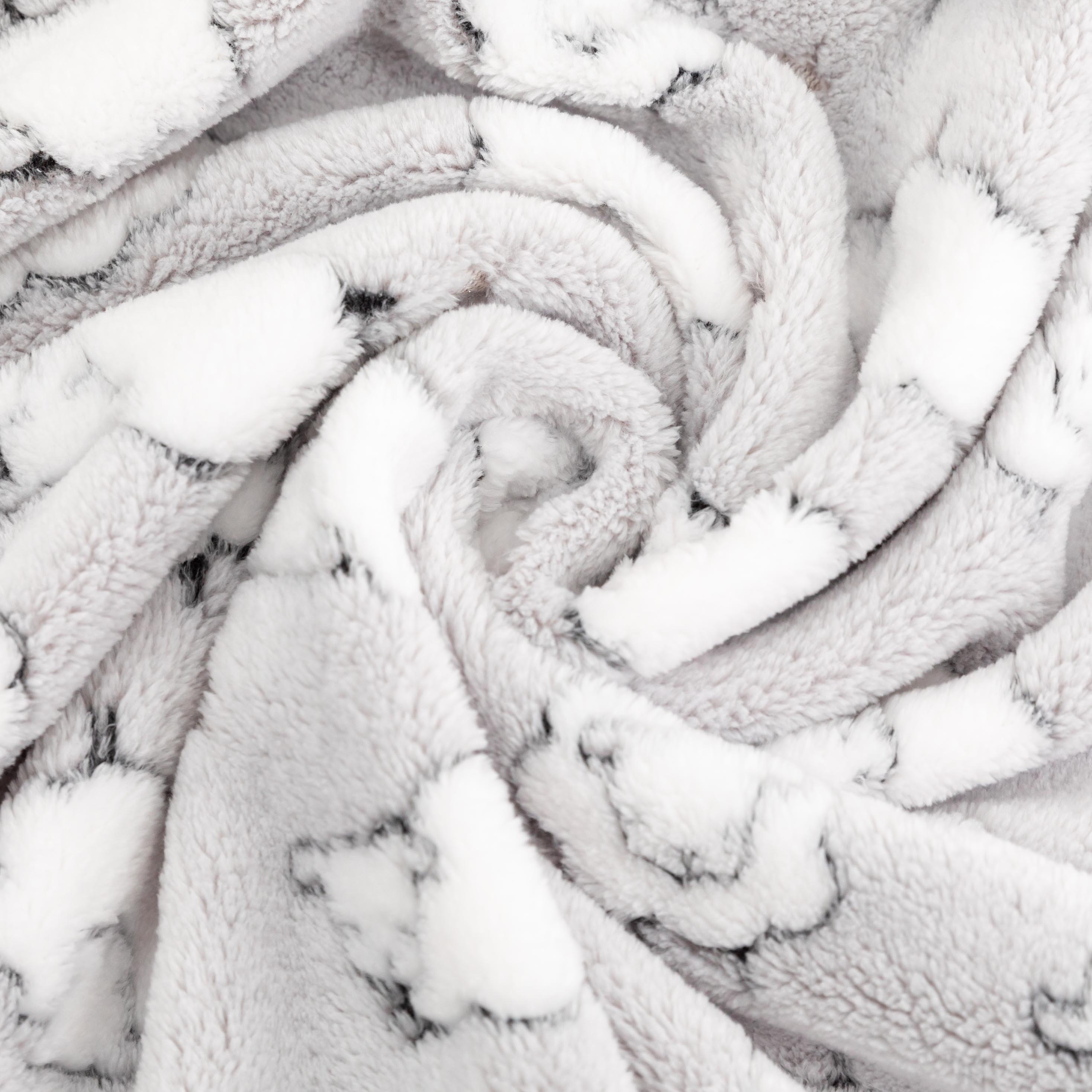 Velvet plush bed blanket sparkling deep-textured fleece blanket sheep design