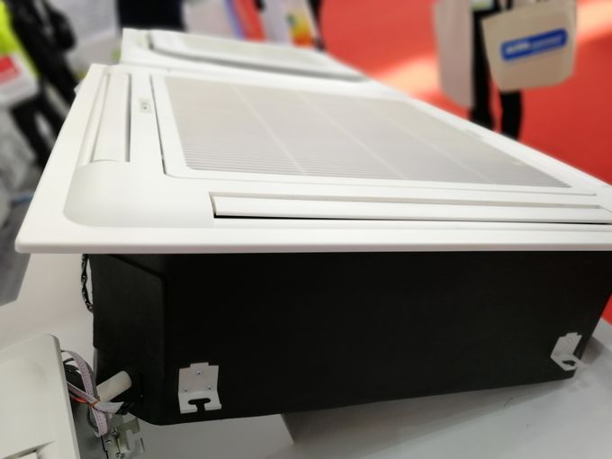 CE certified Hydronic cassette fan coil unit with build in water pump and digital display, 200CFM, M style