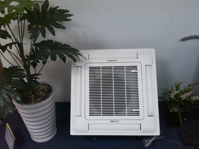 MECO CE CERTIFICATION FOUR WAY CEILING CASSETTE FAN COIL UNITS 0.8TR 300CFM with digital display , build in water pump 5