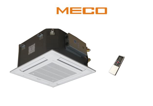 Commercial 4 Pipe Cassette Fan Coil Unit Cooling Capacity 3TR 1200CFM 0