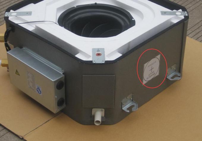 MECO CE CERTIFICATION FOUR WAY CEILING CASSETTE FAN COIL UNITS 0.8TR 300CFM with digital display , build in water pump 3