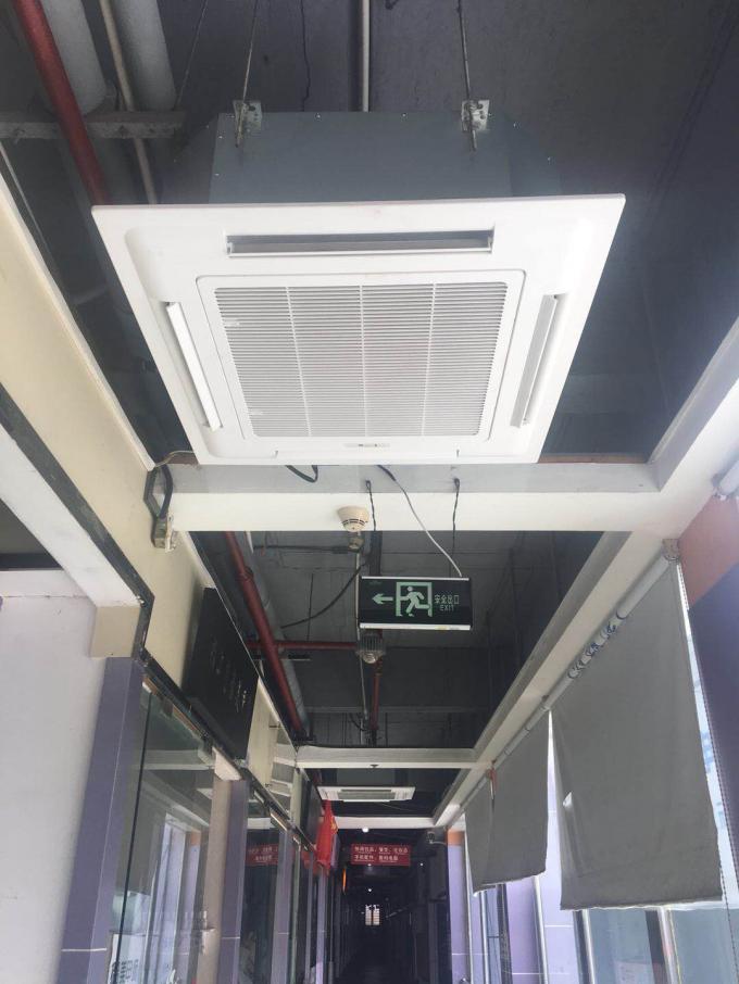 MECO CE CERTIFICATION FOUR WAY CEILING CASSETTE FAN COIL UNITS 0.8TR 300CFM with digital display , build in water pump 1