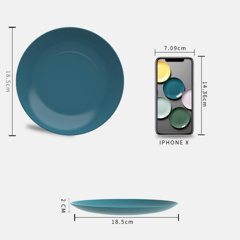 China Manufacturer Cabbage Porcelain Stoneware Ceramic Dessert Plate With Cheap Prices