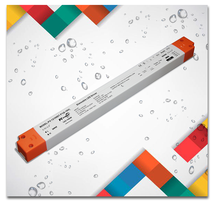 Compact Size 0-10v Dimmable 24v 100w Led Driver For Led Strip