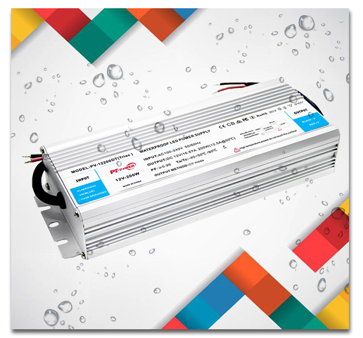 switching power supply 200W dali constant aluminum shell led driver