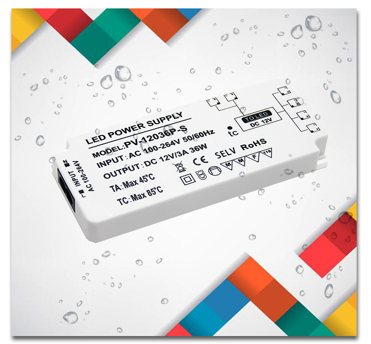 Constant Voltage 12v 24v 36w 60w 3 Years Warranty ip67 Led Driver With 6 Ways Output Connector Cabinet