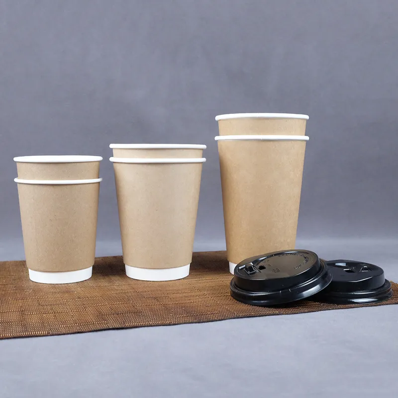 6oz 8oz 12oz 14oz 16oz Double Wall Disposable Paper Cup - China Disposable  Logo Cups and 8oz Paper Cups price