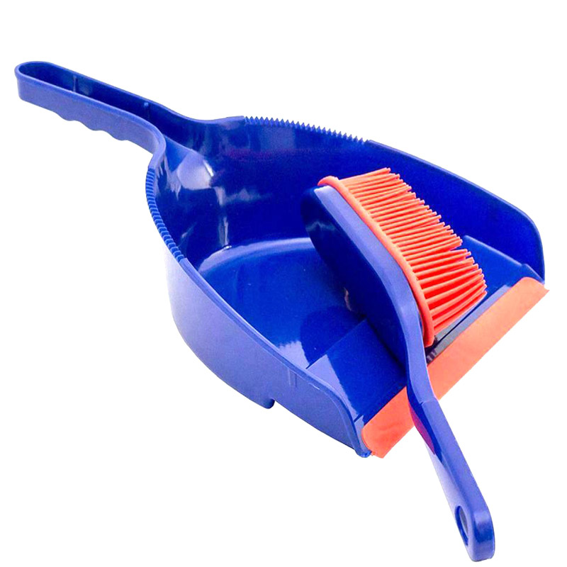 Rubber Bristle Brush and dustpan set Dustpan & Brush