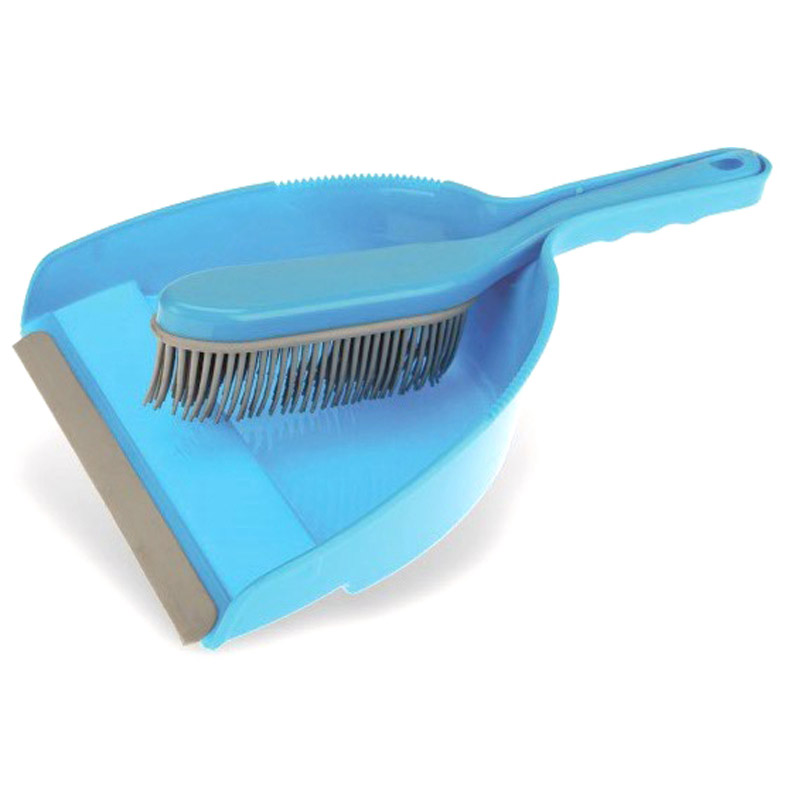 Rubber Bristle Brush and dustpan set Dustpan & Brush