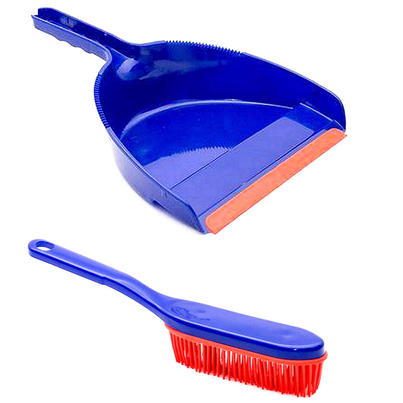 Rubber Bristle Brush and dustpan set Dustpan & Brush