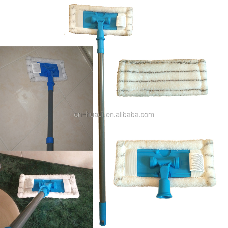 Easy bathroom cleaner bathtub mop with telescopic handle 120cm