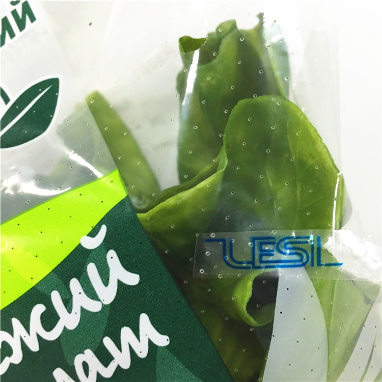 Lesi Recycle CPP material lettuce packaging bag with customized