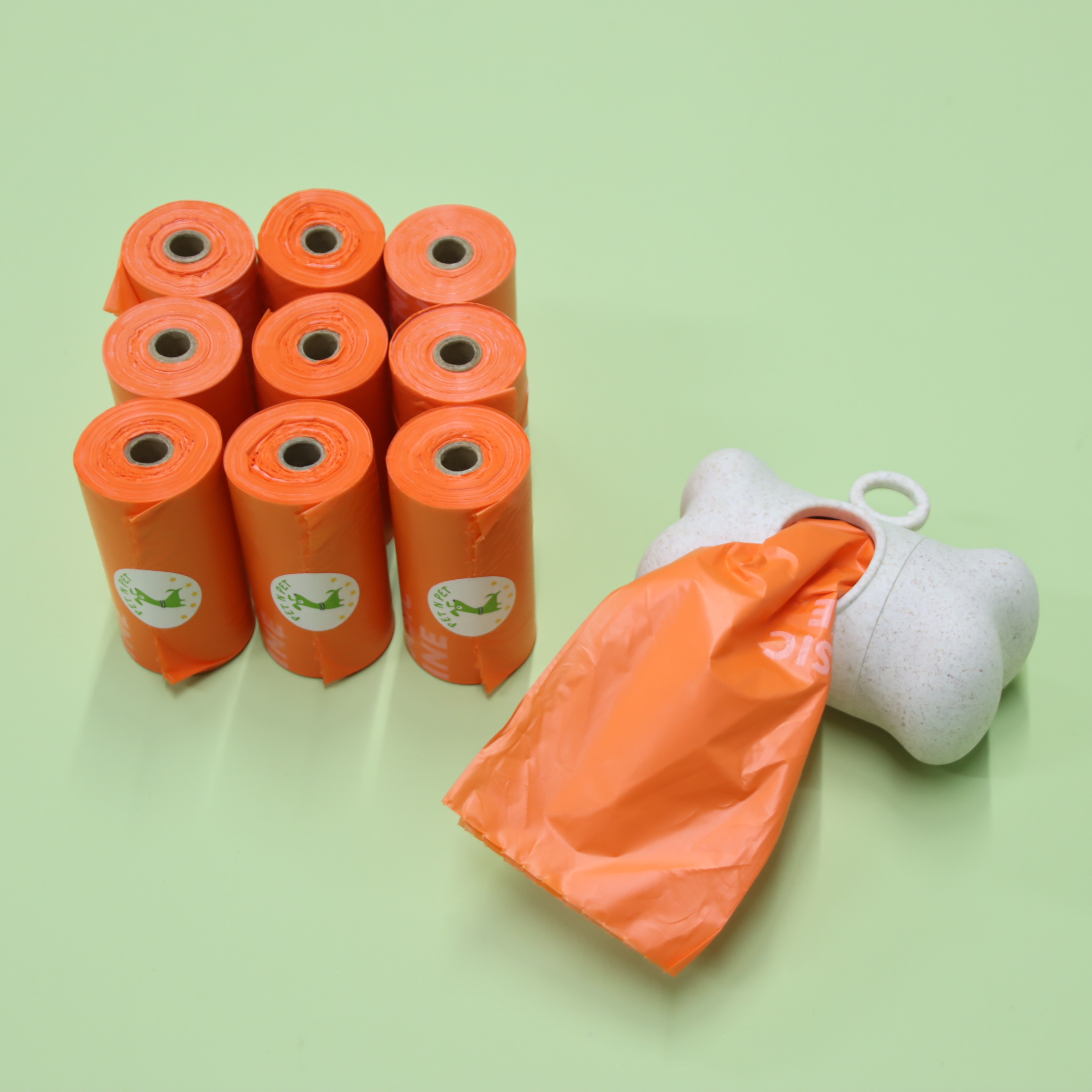 Lesi Wholesale dog waste bag degradable Portable Pet Dog Waste bag