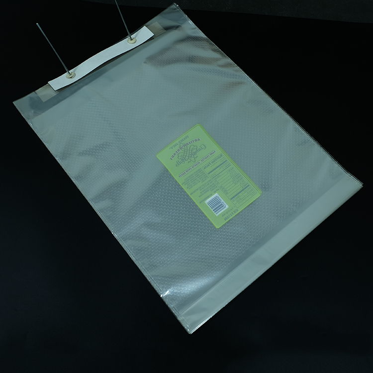 Lesi Micro Perforate Plastic Packaging Wicket bag Bread cellophane bag with customized print