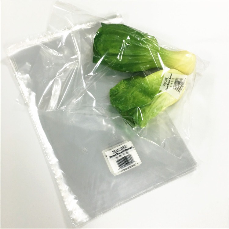 Lesi Recycle BOPP CPP PLA compostable lettuce Bag food packaging plastic bag micro perforated