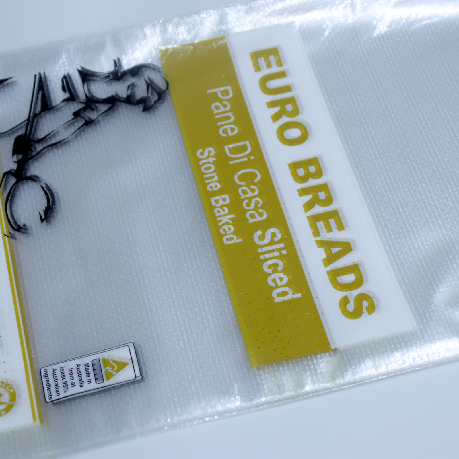 Lesi Customized Plastic Packaging Bread Wicket bag cellophane loaf Bags print logo bottom