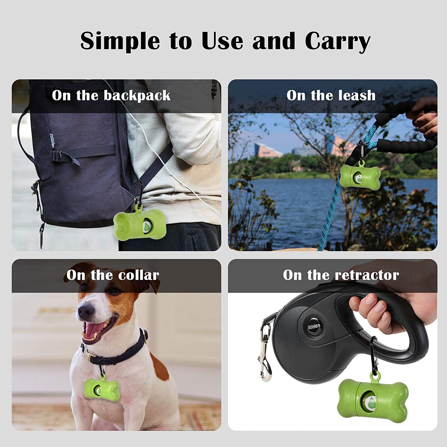 Lesi 270bags high quality Custom logo printed pet waste dog poop bags