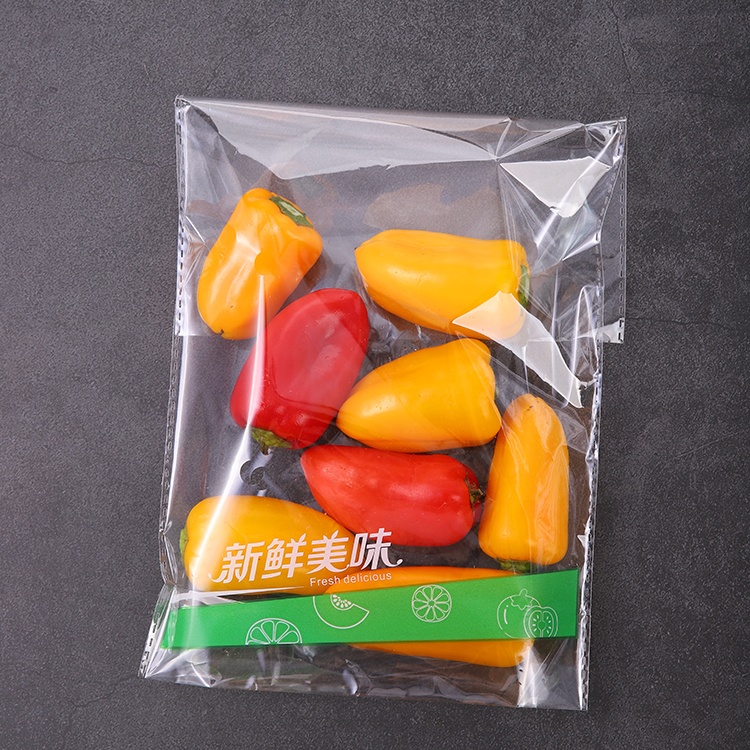 Lesi - Plastic sweet pepper Packaging bag Customized vegetable  self-adhesive cellophane Bag Fruit vegetable bag anti-foggy