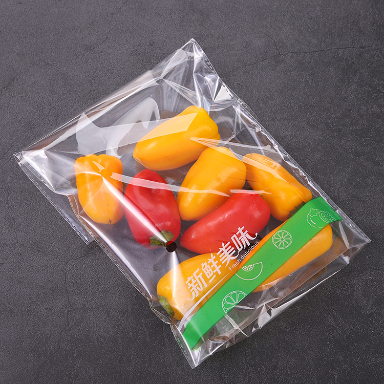 Lesi Plastic sweet pepper Packaging bag Customized vegetable self