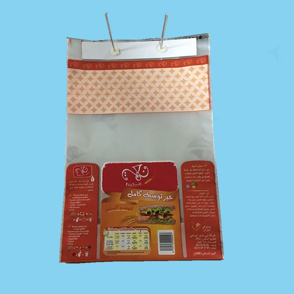 Lesi Accept Custom Order Bread Packaging Cpp Bopp Plastic Wicket Bread Bag Cellophane Bags