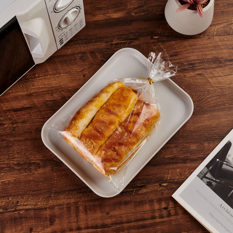 Lesi 25X35 BOPP Transparent clear Cellophane micro perforated bags for bread cello perforate