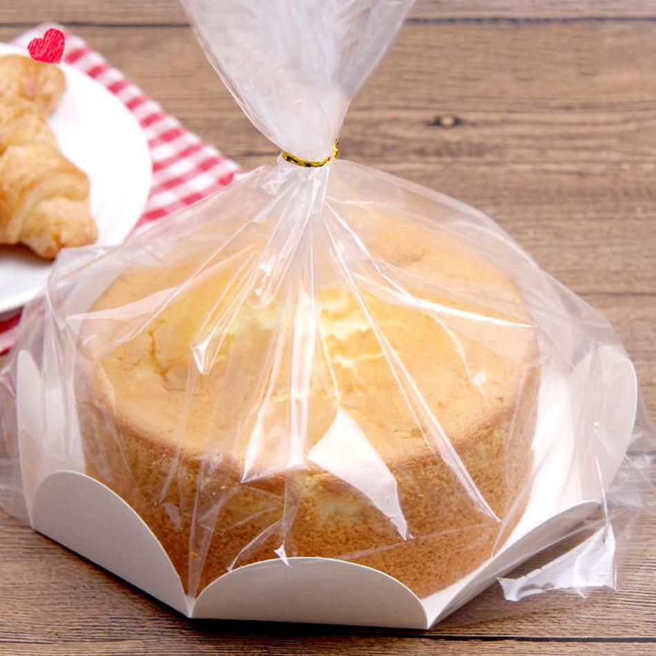 Lesi Clear bread plastic packaging Bag with both side gusset
