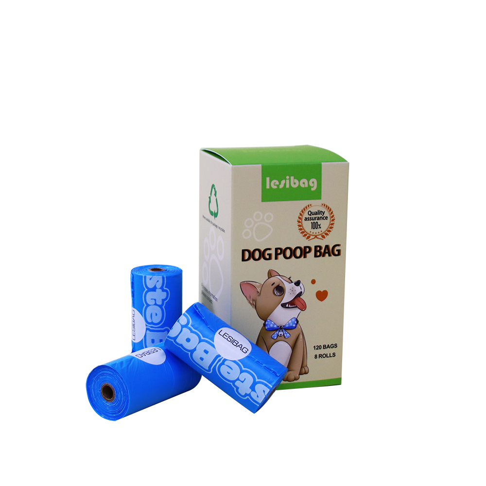 Lesi Dog poop bag 100 degradable poop bags for dogs EN13432 eco
