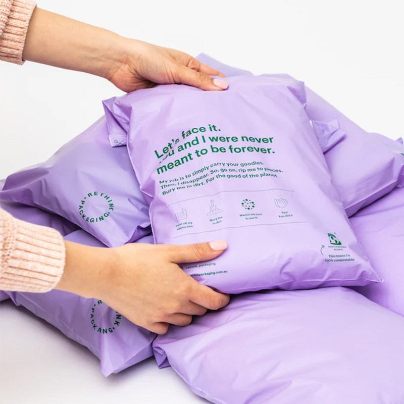 Eco friendly Enveloppes biodégradables durable poly-sac ecommerce mailing emballage mailing Bag Mailling bag