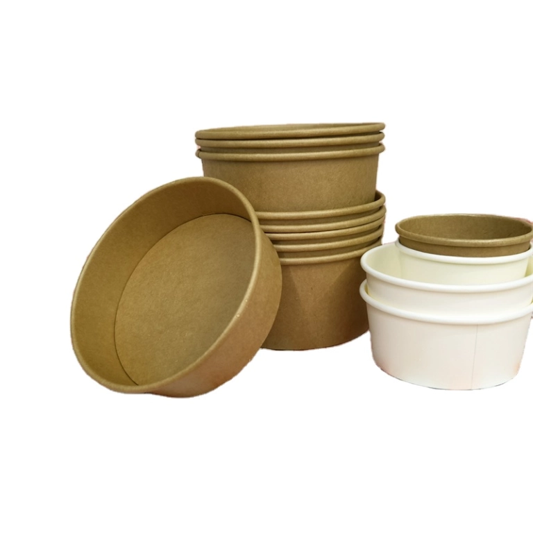 Buy Wholesale China Kraft Paper Soup Bowls Lids Eco Friendly