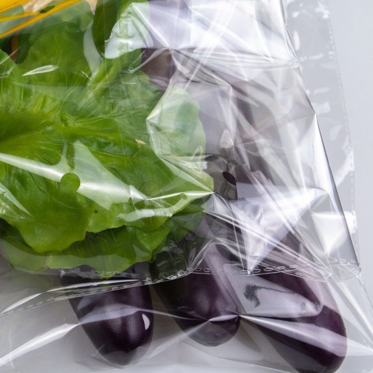 Lesi High clear BOPP anti foggy vegetable lettuce packaging bag