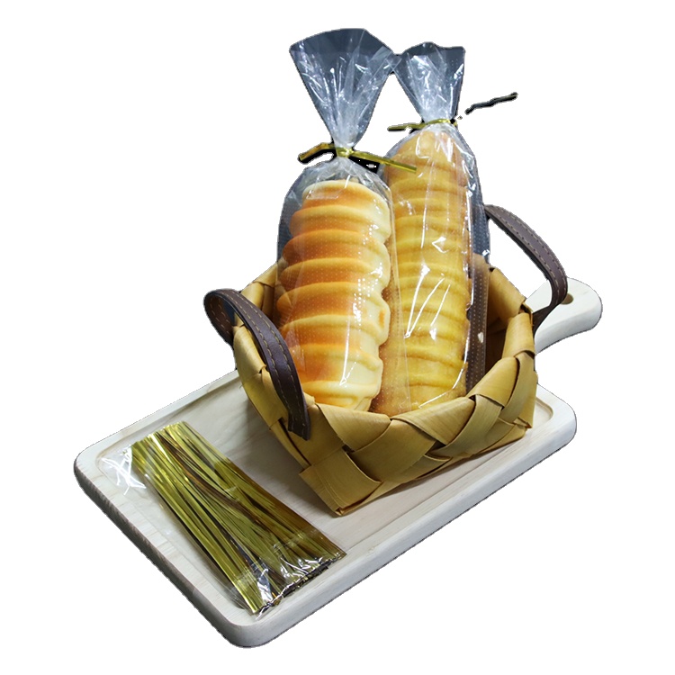 Lesi Hot sell food grade bread bags cellophane high transparency