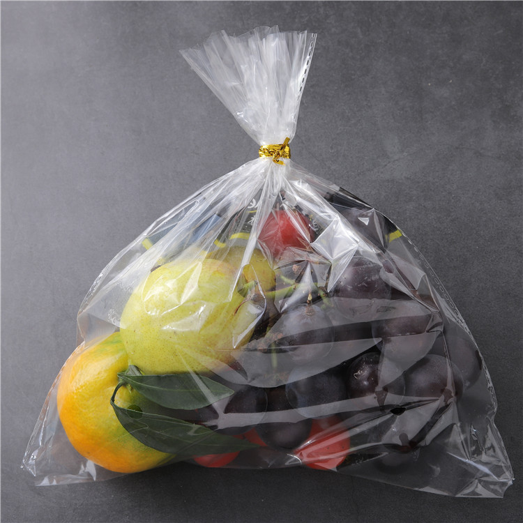 Lesi Ecofriendly Plastic Material cellophane bags for fruit lettuce packaging Fruit vegetable