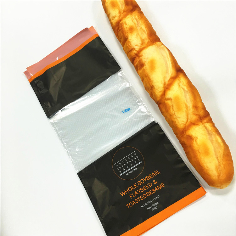 Lesi Customized colour print CPP micro perforated bread bag with flat