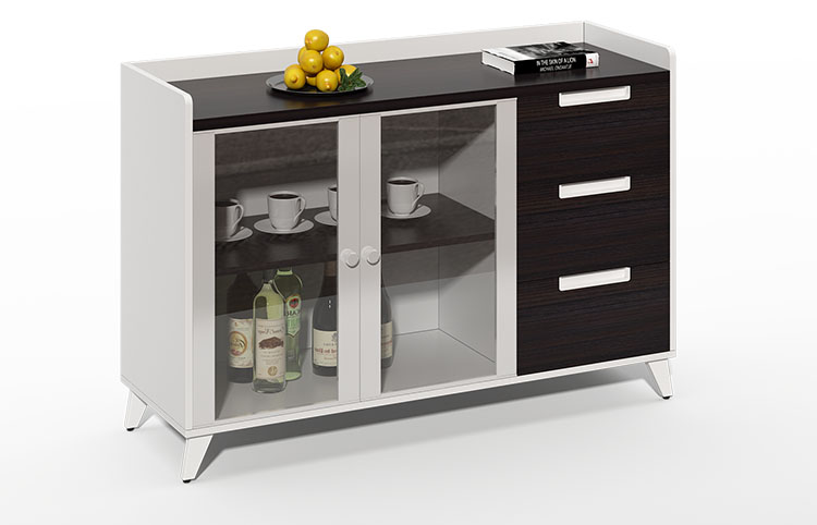 High-quality modern style multifunctional melamine office filing cabinet without handles