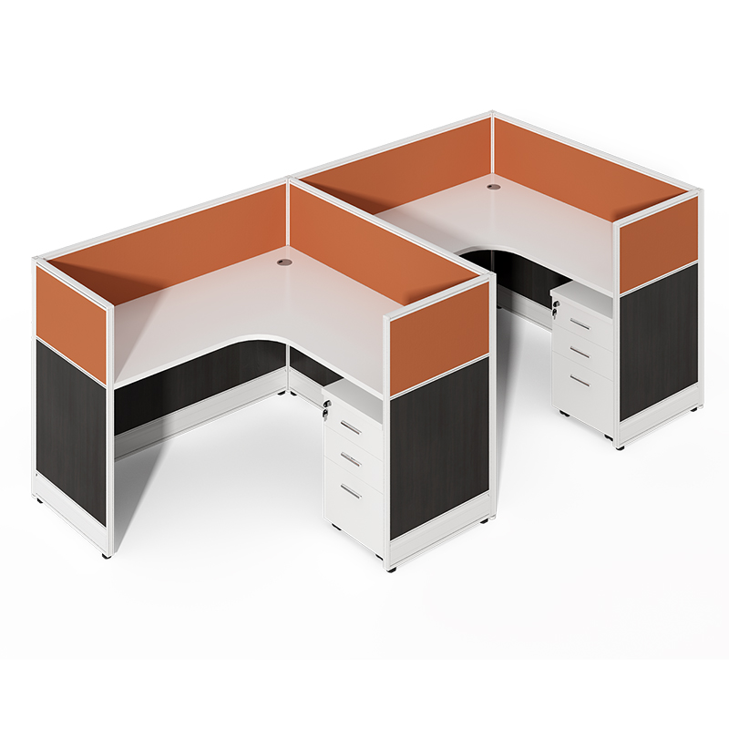 Explosive custom modern design modular office furniture call center desk office cubicle workstation 2 person staff desk