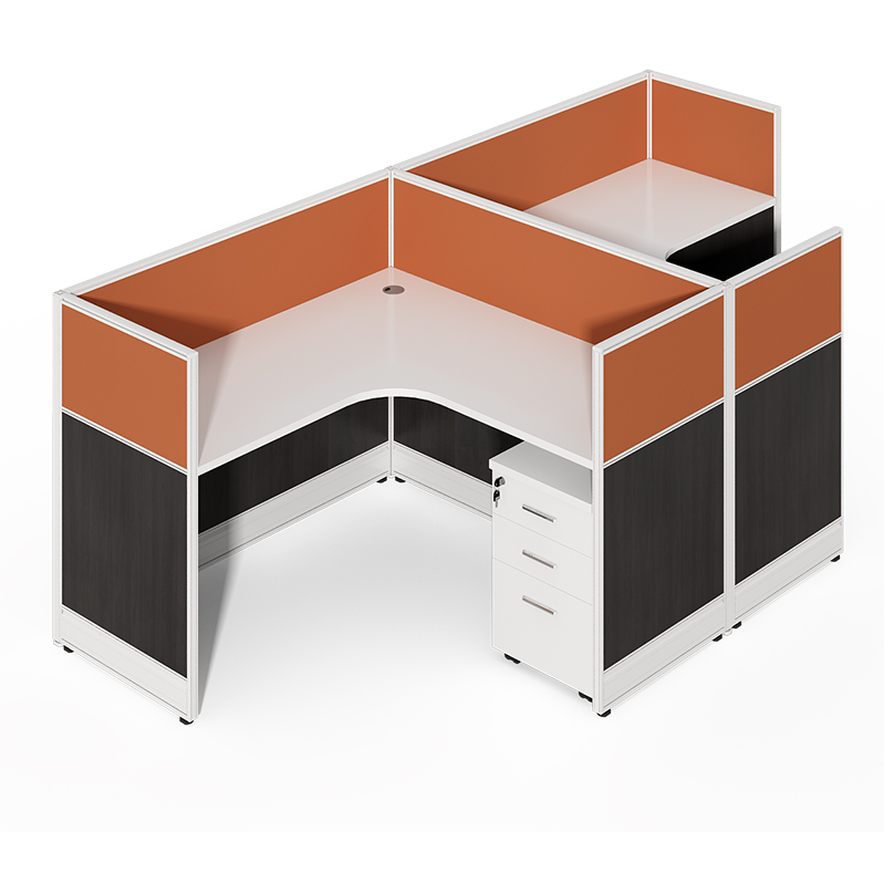 Explosive custom modern design modular office furniture call center desk office cubicle workstation 2 person staff desk