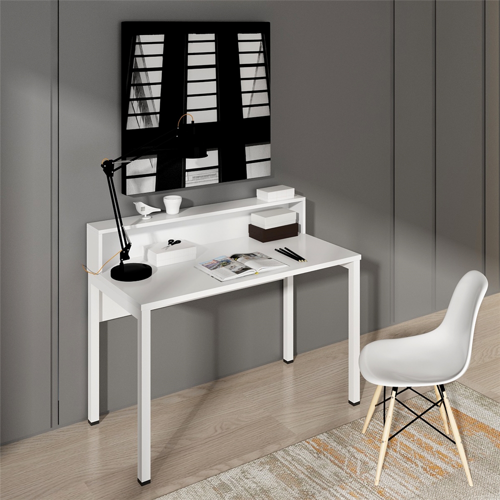 manufacturer professional modern design corner wooden small size white portable study table home office computer desk