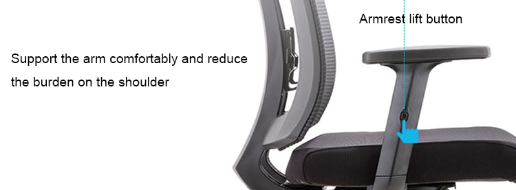 China Fabrik kundenspezifische moderne Büromöbel Mesh hohe Rückenlehne schwarzer Chefbürostuhl