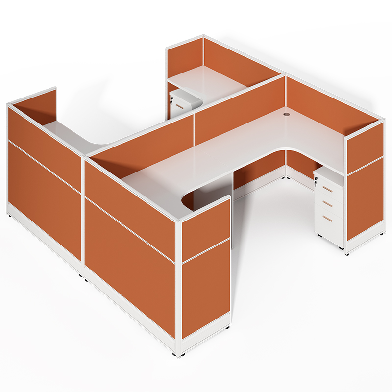 New design customizable modern office furniture call center staff office workstation 1-6 people office partition workstation
