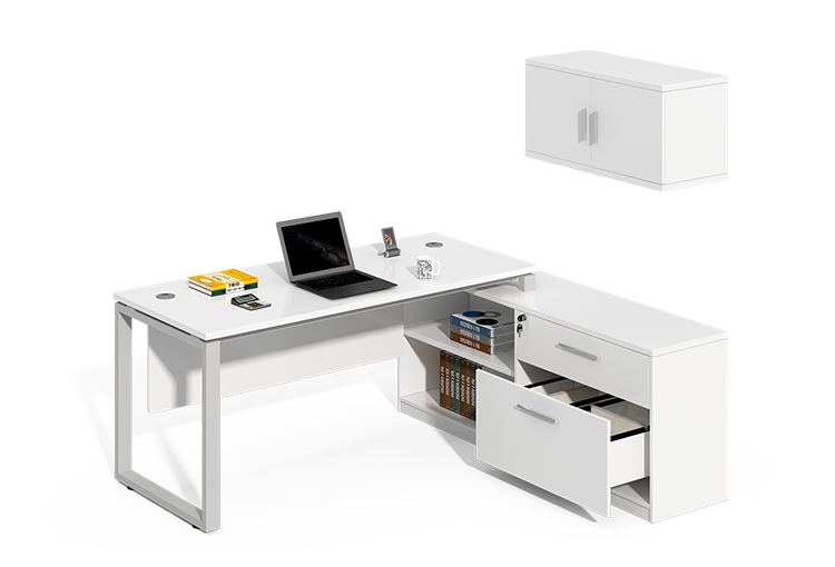 Low price european style vintage cheap station computer office desk with drawer