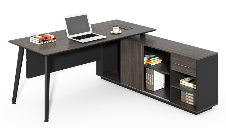 Factory custom direct selling high-end modern ergonomic furniture desk director desk wooden manager executive desk