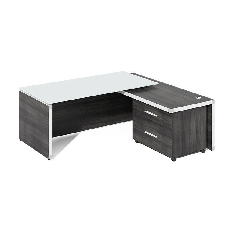 Wholesale European modern office furniture unique luxury L-shaped executive home desk