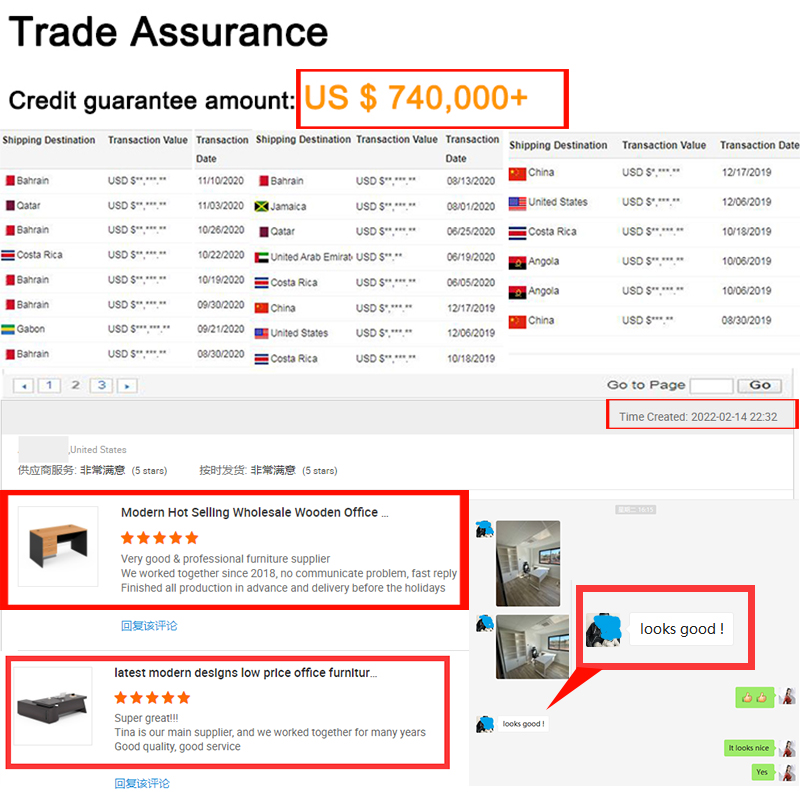 Nieuw design luxe kantoor banken bankstel stijl pu lederen kantoor wacht stoel bank