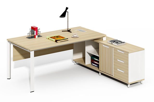 Stylish Modern Large Wooden Office Furniture Customized Multifunctional L Shape Expandable Business Executive Desk manager desk