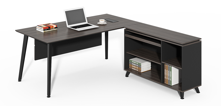 Source manufacturers customize high-quality office furniture boss executive office desk black manager office table