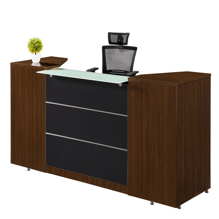 Cheap Excellent Quality Gym Tufted Spa Beauty Salon Curved White Modern Office Reception Desk Office Furniture Economic Design