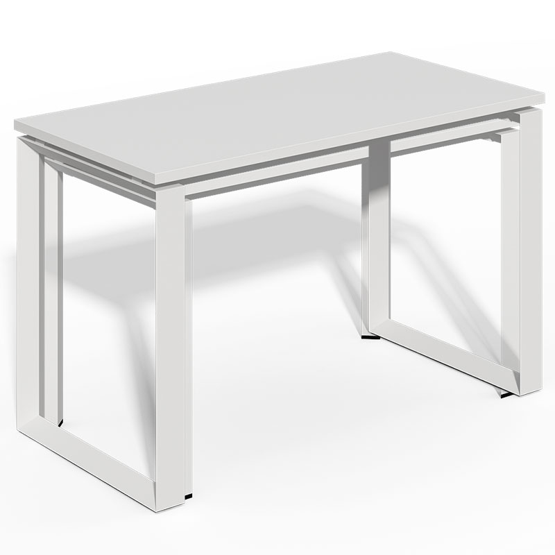 Factory base price custom brand new series simple modern style white computer desk for bedroom small workshop office studio
