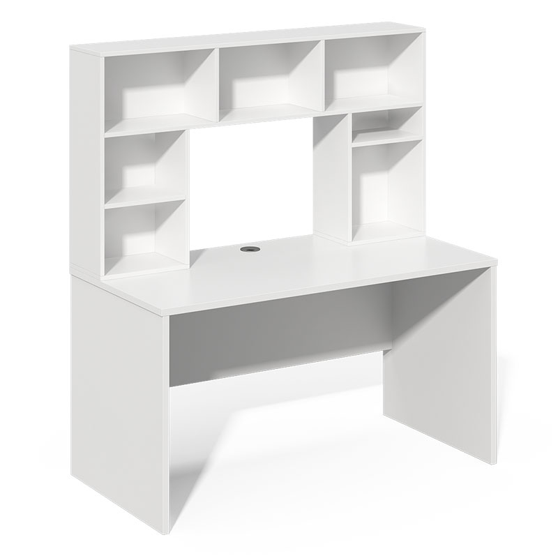 Work Home Desk with Folding And Computer with Storage Furniture Office Table With Shelf