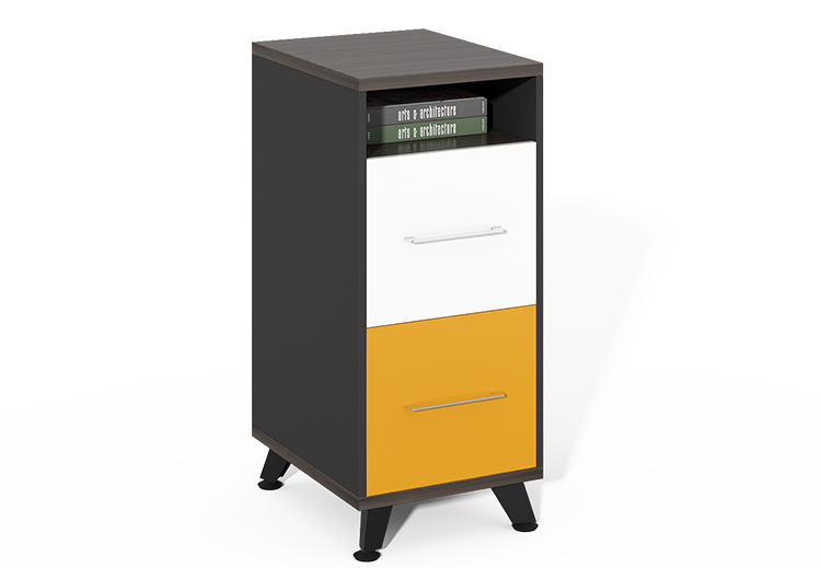 High quality modern Wood storage pedestal 3 drawer cabinet